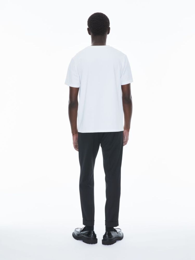 Wash inside out with similar colours - do not tumble dry 1009 WHITE