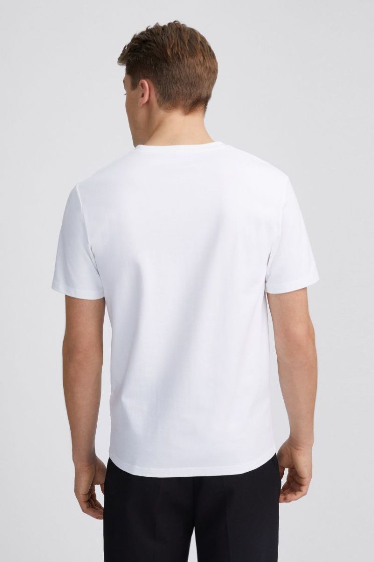 Wash inside out with similar colours - do not tumble dry 1009 WHITE