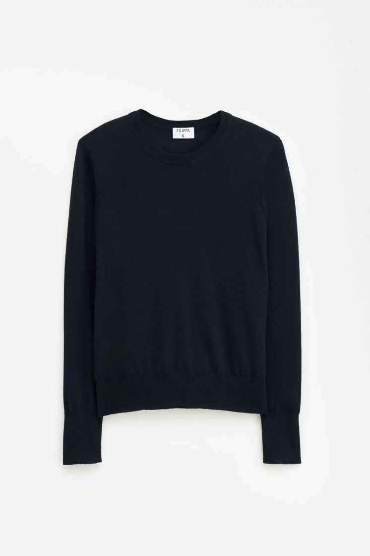 Wash inside out with similar colours - do not tumble dry 1433 BLACK